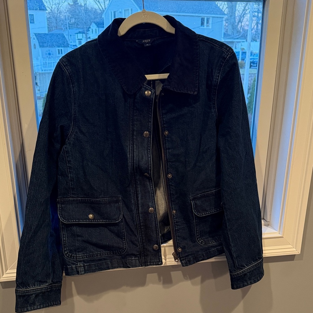 J. Crew Dark Blue Jean Jacket